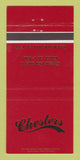 Matchbook Cover - Chesters Restaurant 30 Strike