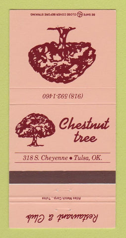 Matchbook Cover - Chestnut Tree Restaurant Tulsa OK 30 Strike