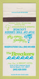 Matchbook Cover - The Breakers Resort Hotel Myrtle Beach SC 30 Strike