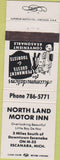 Matchbook Cover - North Land Motor Inn Escanaba MI