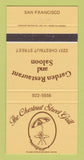 Matchbook Cover - Chestnut Street Grill San Francisco CA 30 Strike