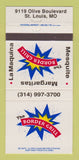 Matchbook Cover - The Border Grill St Louis MO 30 Strike
