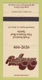 Matchbook Cover - Ballengers Restaurant Fort Myers FL 30 Strike