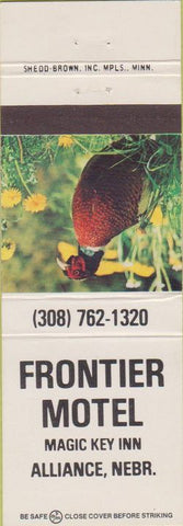 Matchbook Cover - Frontier Motel Alliance NE