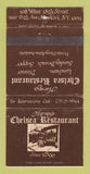 Matchbook Cover - Chelsea Restaurant New York City WORN 30 Strike