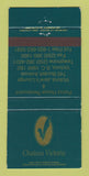 Matchbook Cover - Chateau Victoria Parrot House Restaurant Victoria BC 30 Strike