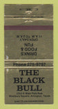 Matchbook Cover - The Black Bull Arlington TX WEAR 30 Strike