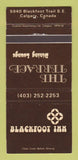 Matchbook Cover - Blackfoot Inn Terrace Restaurant Calgary AB 30 Strike
