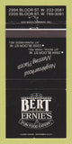 Matchbook Cover - Bert and Ernie's Restaurant Toronto ON 30 Strike
