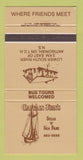 Matchbook Cover - Captain John's Steak n Sea Fare Antigonish NS 30 Strike