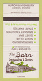 Matchbook Cover - The Barn Smorgasbord Tavern London ON 30 Strike