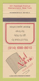 Matchbook Cover - Chef Antonio Restaurant Mamaroneck NY 30 Strike