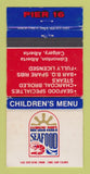 Matchbook Cover - Captain John's Seafood Calgary AB WEAR 30 Strike