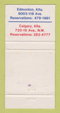 Matchbook Cover - Captain John's Seafood Calgary AB WEAR 30 Strike