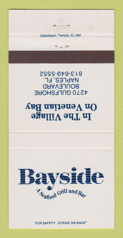 Matchbook Cover - Bayside Seafood Grill Naples FL 30 Strike