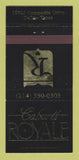Matchbook Cover - Cabaret Royale Dallas TX WEAR 30 Strike
