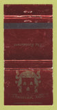 Matchbook Cover - Chestnut Hill Restaurant Myrtle Beach SC WEAR 30 Strike