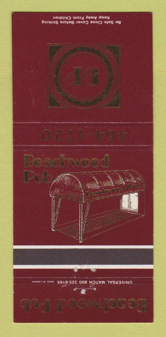 Matchbook Cover - Beachwood Pub OH  30 Strike