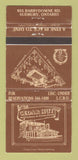 Matchbook Cover - Cedar Hut Restaurant Sudbury ON WEAR 30 Strike