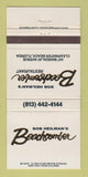 Matchbook Cover - Beachcomber Restaurant Clearwater Beach FL 30 Strike