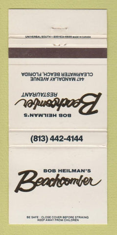 Matchbook Cover - Beachcomber Restaurant Clearwater Beach FL 30 Strike