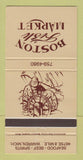 Matchbook Cover - Boston Fish Market Warren MI 30 Strike