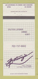 Matchbook Cover - Botany's Las Vegas NV restaurant 30 Strike