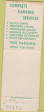 Matchbook Cover - Union National Bank Huntingdon PA
