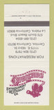 Matchbook Cover - Characters Restaurant La Habra Cerritos CA 30 Strike
