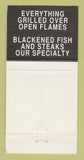 Matchbook Cover - Mount St Helens Restaurant  30 Strike