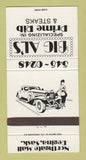 Matchbook Cover - Big Al's Restaurant Regina SK WEAR 30 Strike