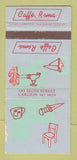Matchbook Cover - Caffe Roma Carlton Australia WORN 30 Strike