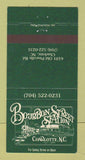 Matchbook Cover - Bourbon Street Station Charlotte NC 30 Strike