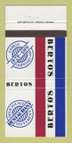 Matchbook Cover - Berto's Restaurant St Catharines? ON 30 Strike