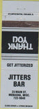 Matchbook Cover - Jitters Bar Menasha WI