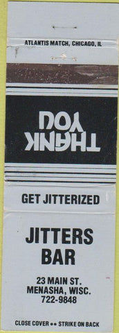Matchbook Cover - Jitters Bar Menasha WI