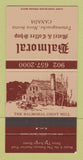Matchbook Cover - Balmoral Motel Coffee Shop Tatamagouche NS 30 Strike