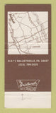 Matchbook Cover - Ballietsville Inn PA 30 Strike