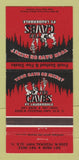 Matchbook Cover - The Caves Fort Lauderdale FL 30 Strike