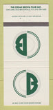 Matchbook Cover - The Cedar Brook Club Brookville NY 30 Strike