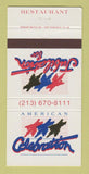 Matchbook Cover - Jubilation Bar Celebration Restaurant Los Angeles CA 30 Strike