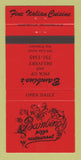 Matchbook Cover - Bambino's Pizza Restaurant San Francisco CA 30 Strike