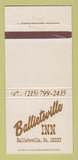 Matchbook Cover - Ballietsville Inn PA 30 Strike