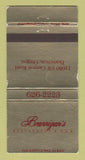Matchbook Cover - Brannigan's Restaurant Bar Beaverton OR WEAR 30 Strike