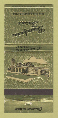 Matchbook Cover - Brandywine Terrace Claymont DE 30 Strike