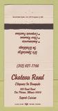 Matchbook Cover - Chateau Rand Restaurant Des Plaines IL 30 Strike