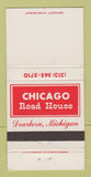 Matchbook Cover - Chicago Road House Dearborn MI WEAR 30 Strike