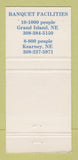 Matchbook Cover - Captain's Table Kearney NE 30 Strike