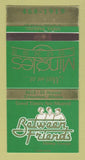 Matchbook Cover - Mingles Lounge Between Friends Edmonton AB 30 Strike