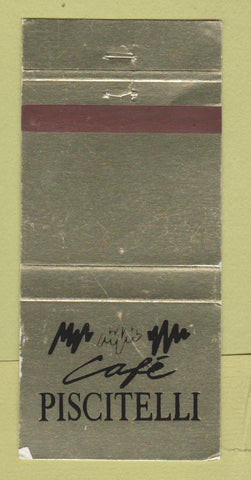 Matchbook Cover - Cafe Piscitelli Akron OH WEAR 30 Strike
